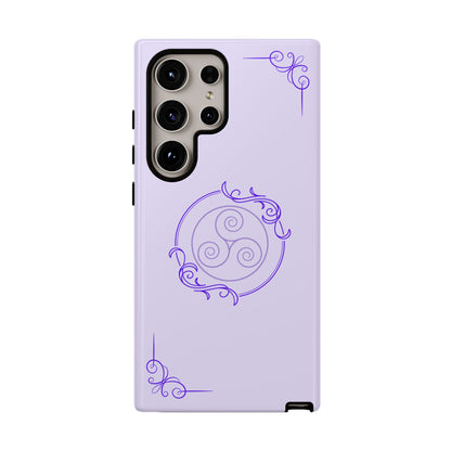 Tough Phone Cases - Purple Elegance for Multiple Models