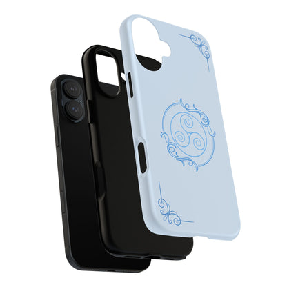 Tough Phone Case - Teal Elegance (Check for brand/model)