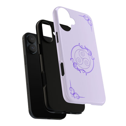 Tough Phone Cases - Purple Elegance for Multiple Models