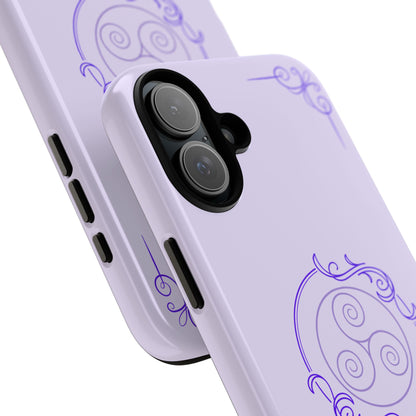 Tough Phone Cases - Purple Elegance for Multiple Models