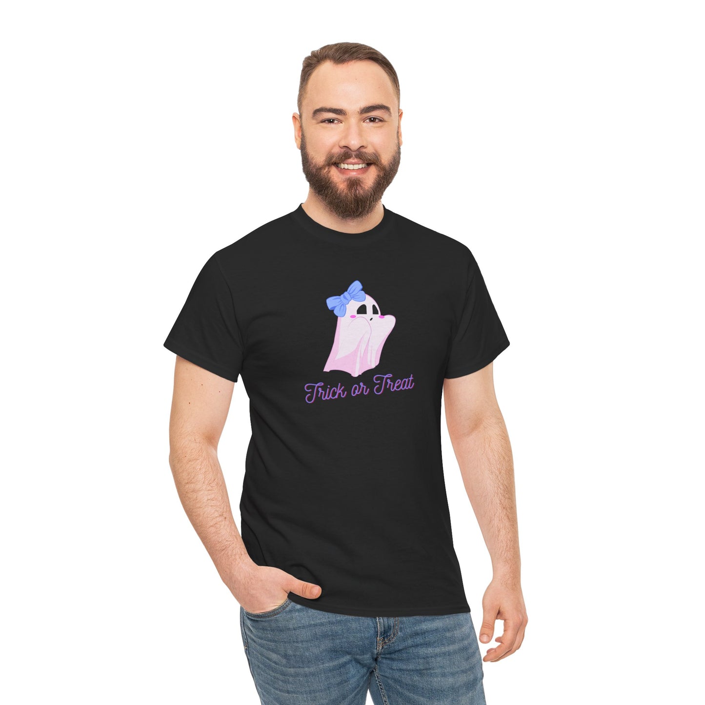 Adult Halloween Cute Ghost Unisex T-shirt