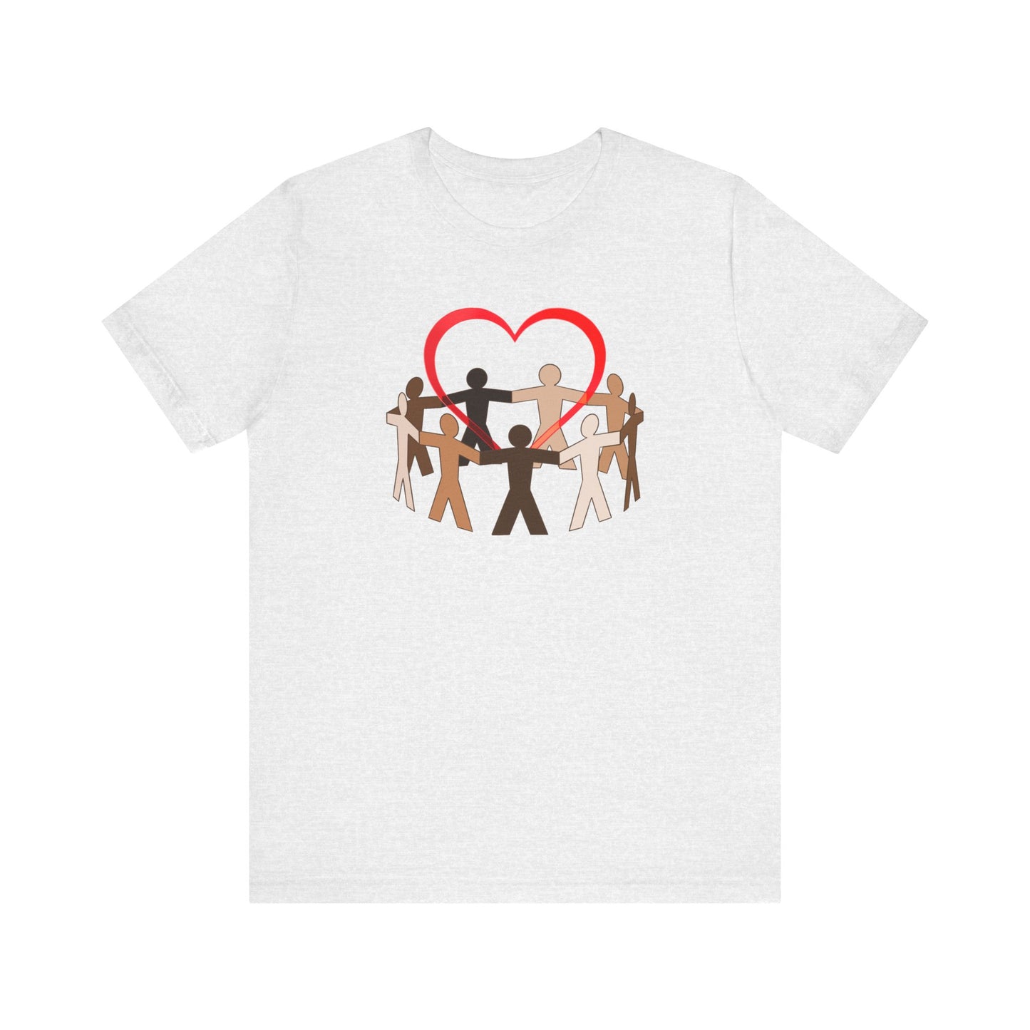 Love Red Heart Premium Unisex T-shirt