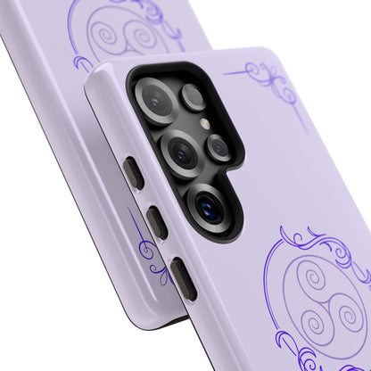 Tough Phone Cases - Purple Elegance for Multiple Models