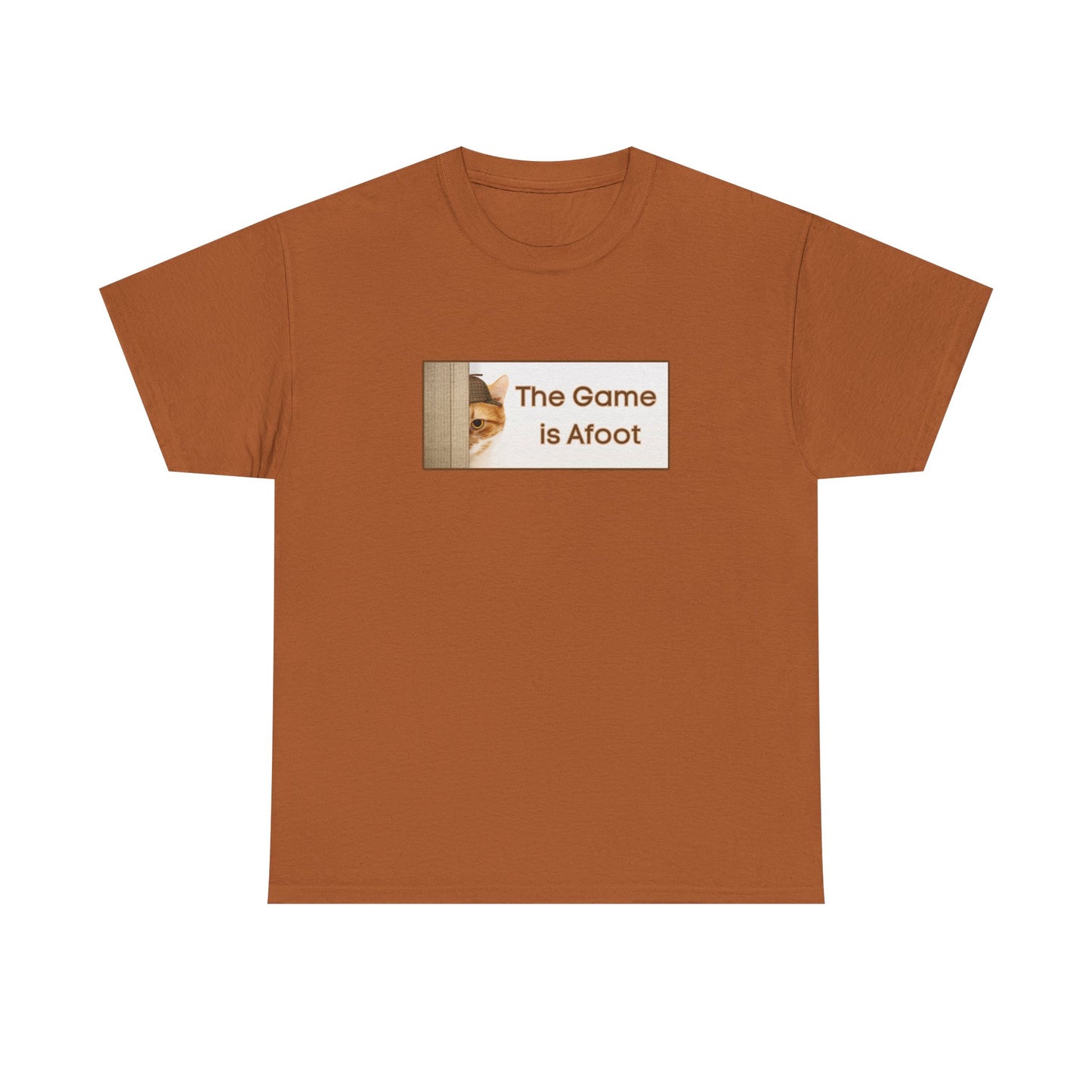 The Game is Afoot Kitty Unisex T-shirt