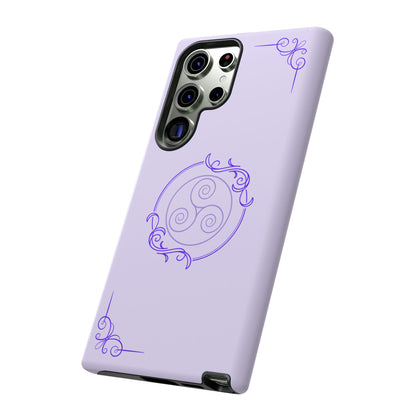 Tough Phone Cases - Purple Elegance for Multiple Models