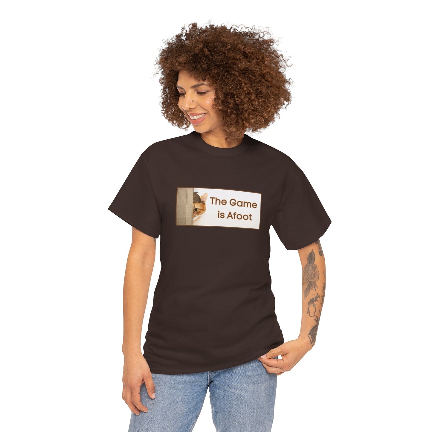 The Game is Afoot Kitty Unisex T-shirt