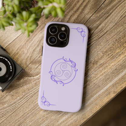 Tough Phone Cases - Purple Elegance for Multiple Models