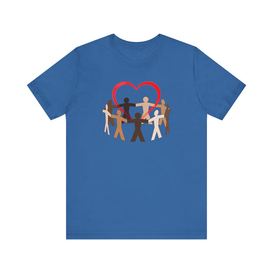 Love Red Heart Premium Unisex T-shirt