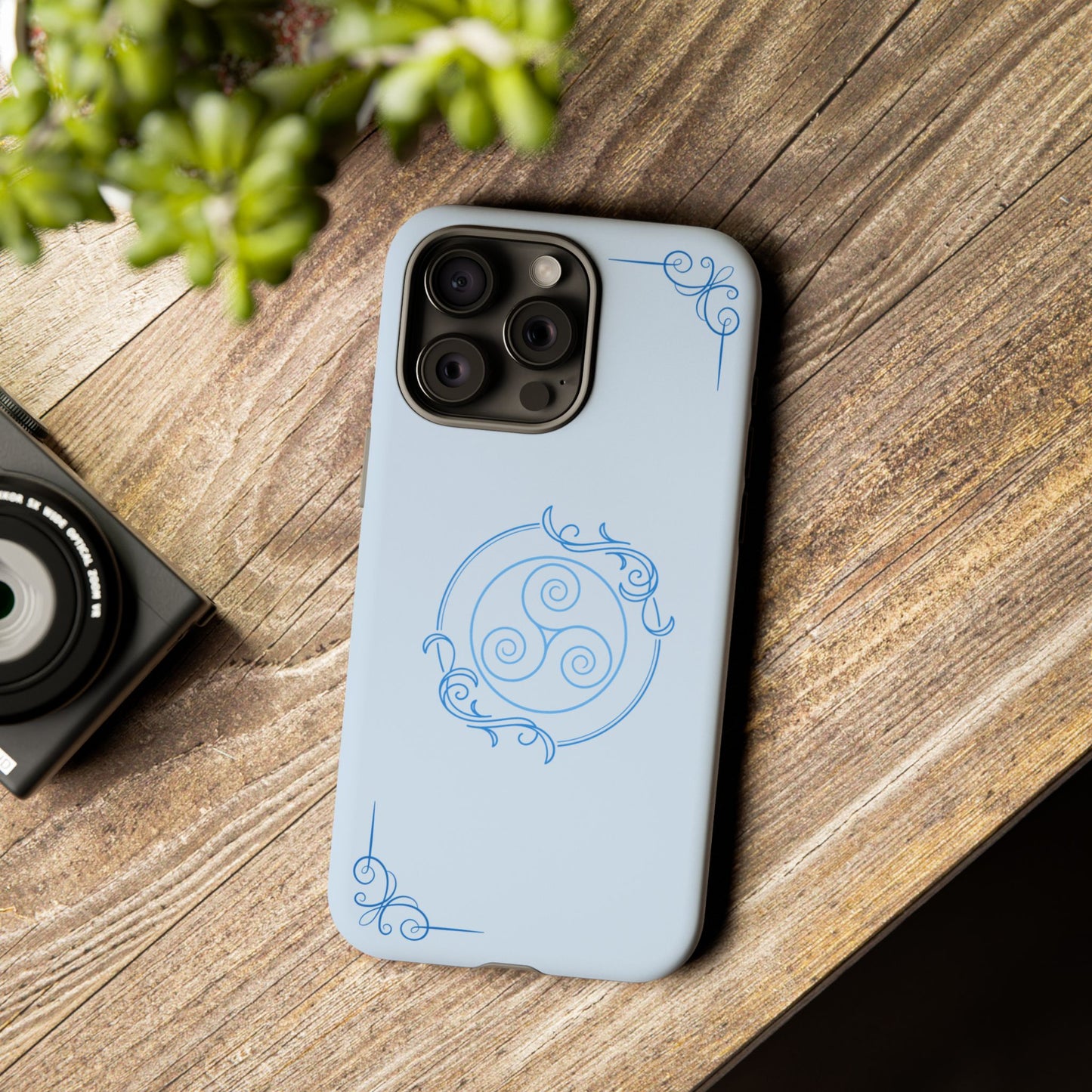 Tough Phone Case - Teal Elegance (Check for brand/model)