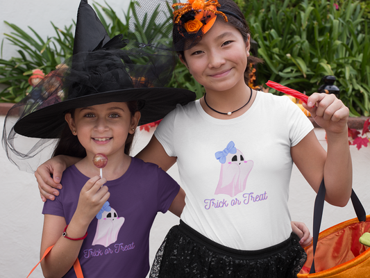 Kids Halloween Cute Ghost T-shirt