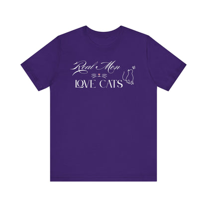 Real Men Love Cats Premium Unisex T-shirt