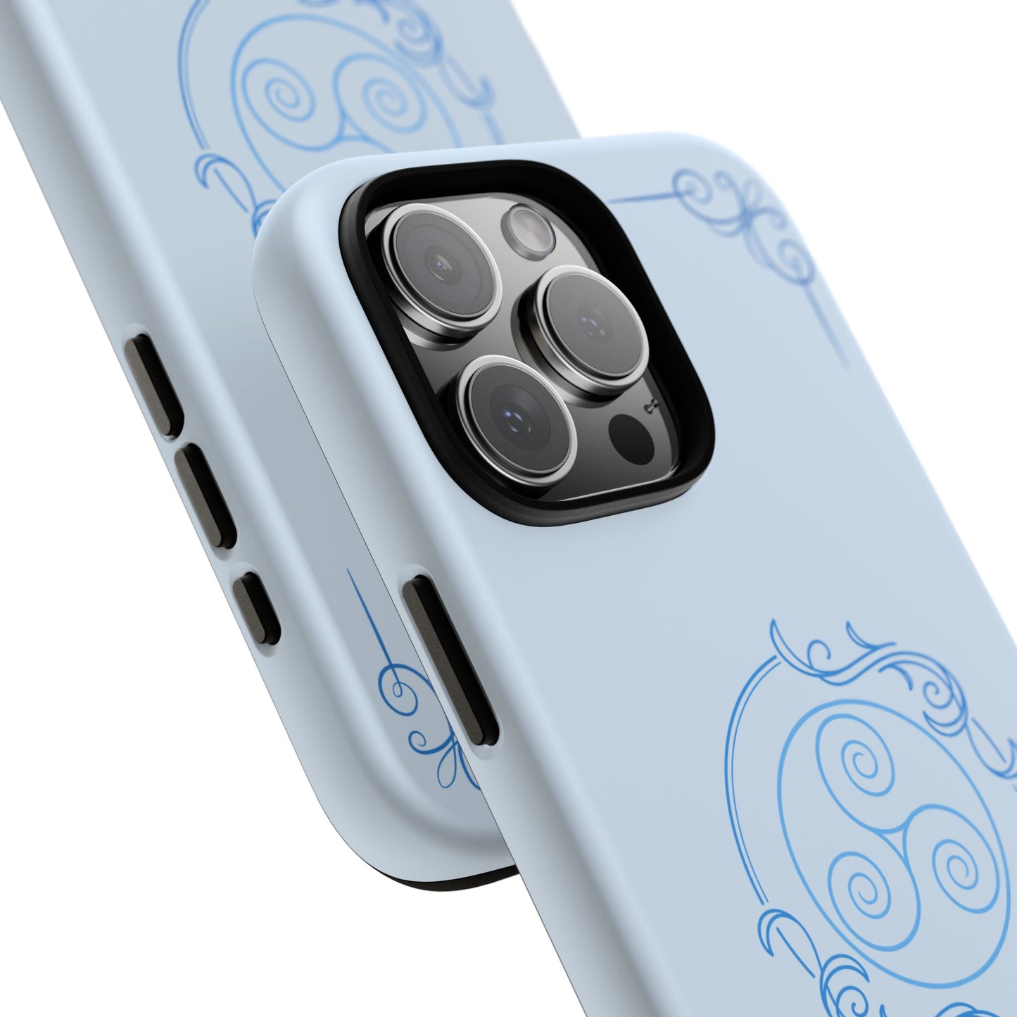 Tough Phone Case - Teal Elegance (Check for brand/model)