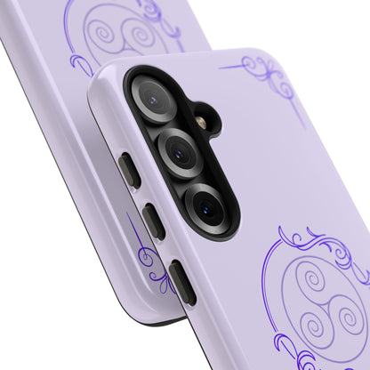 Tough Phone Cases - Purple Elegance for Multiple Models