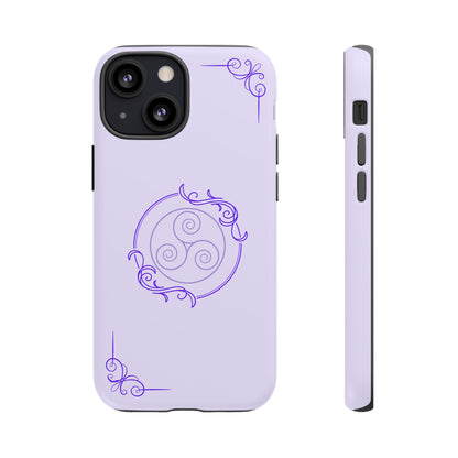 Tough Phone Cases - Purple Elegance for Multiple Models