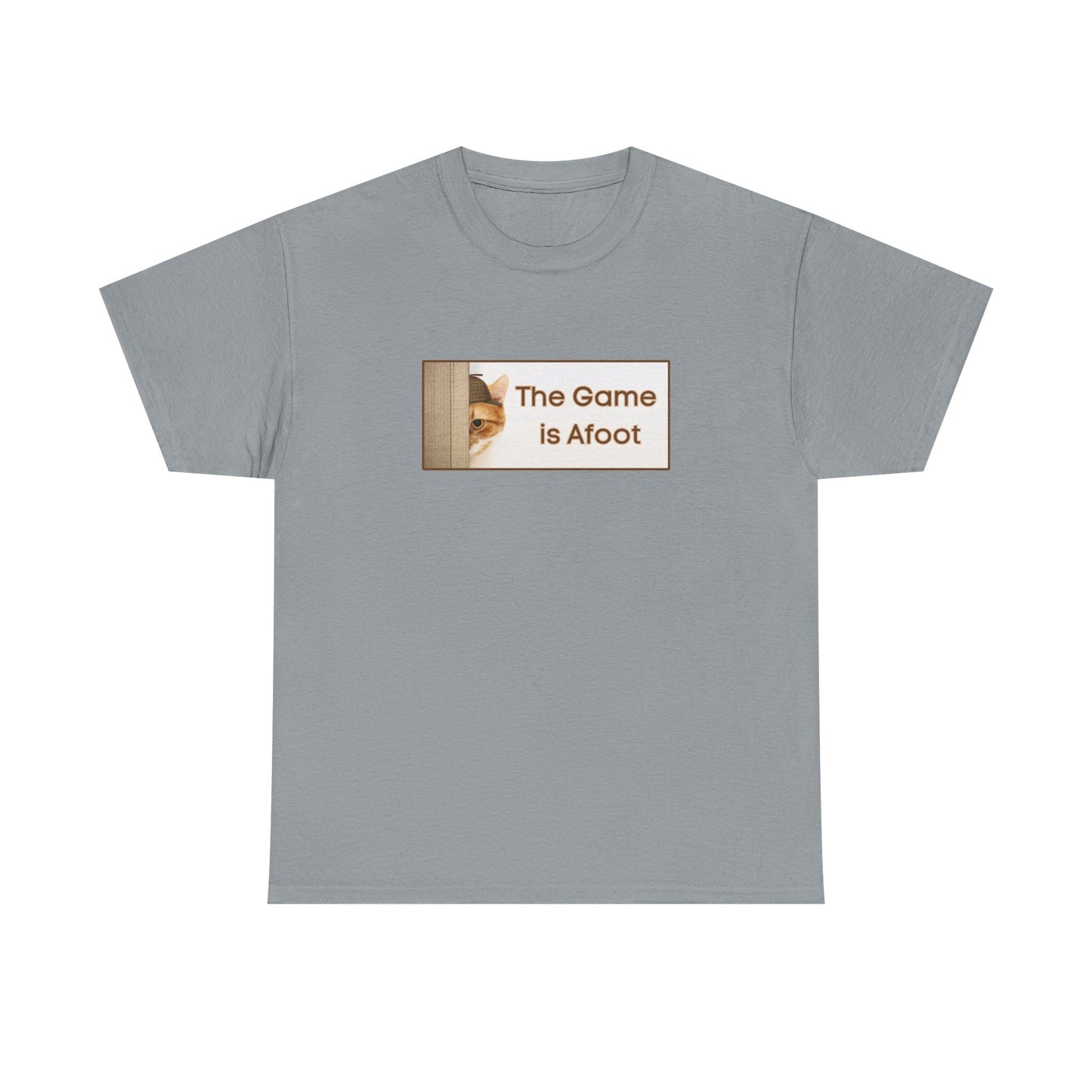The Game is Afoot Kitty Unisex T-shirt