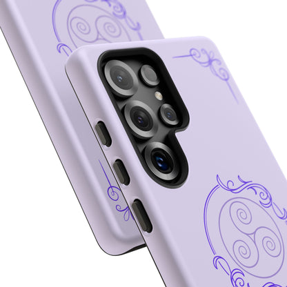 Tough Phone Cases - Purple Elegance for Multiple Models
