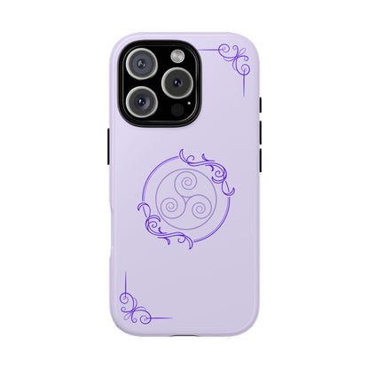 Tough Phone Cases - Purple Elegance for Multiple Models