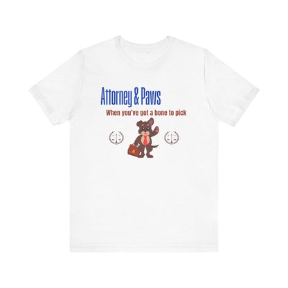 Attorney & Paws Dog Premium Unisex T-shirt