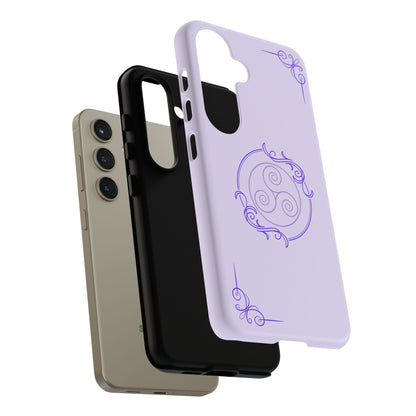 Tough Phone Cases - Purple Elegance for Multiple Models