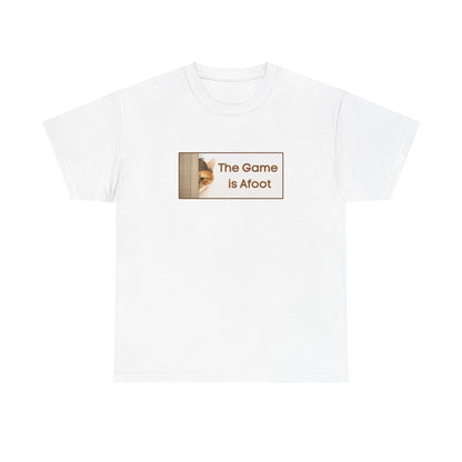 The Game is Afoot Kitty Unisex T-shirt