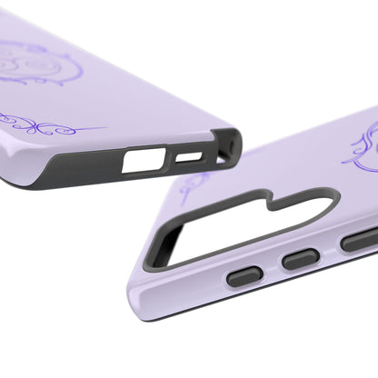 Tough Phone Cases - Purple Elegance for Multiple Models