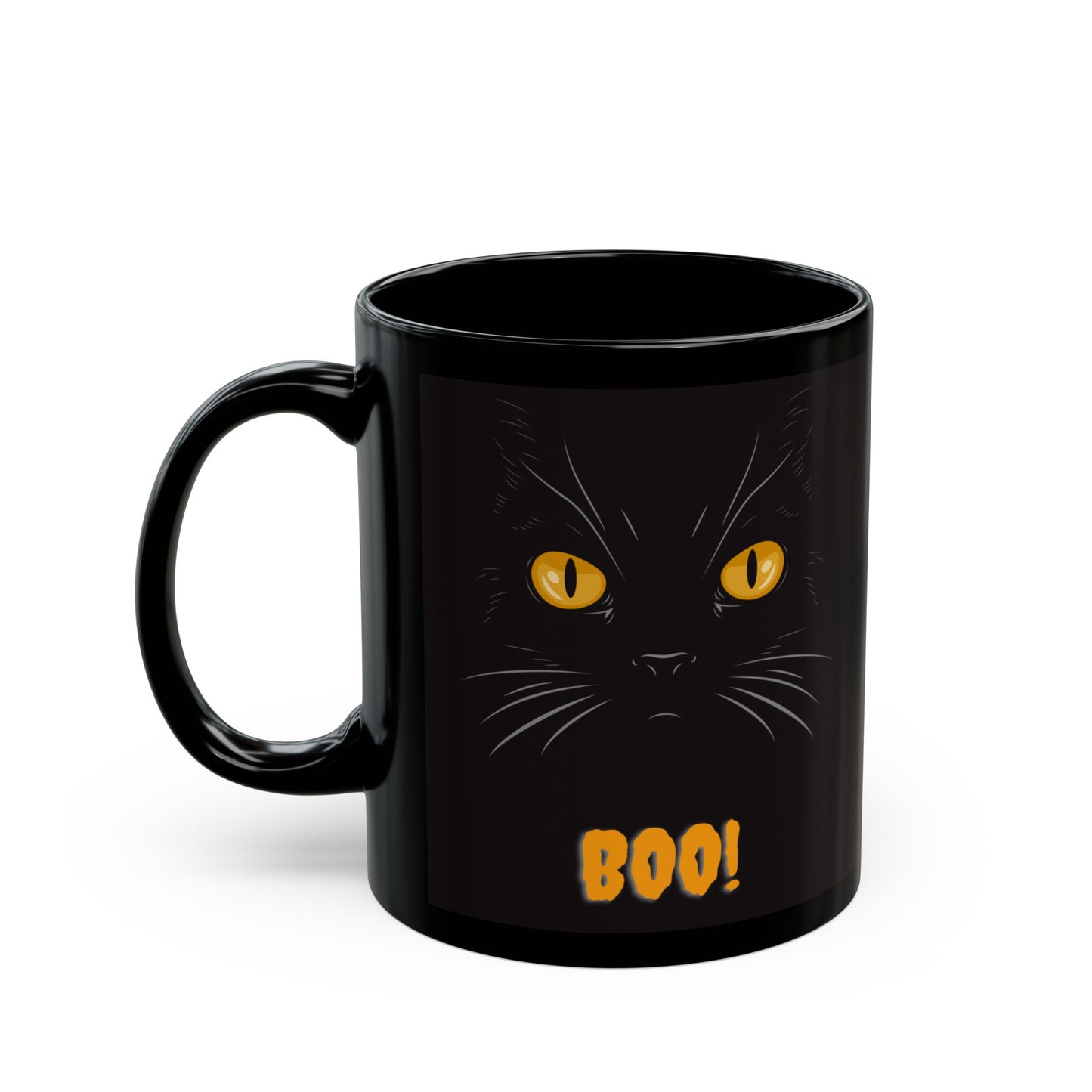 Mug - Halloween BOO Cat  (11 oz)