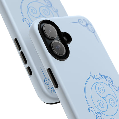 Tough Phone Case - Teal Elegance (Check for brand/model)