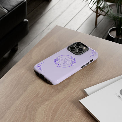 Tough Phone Cases - Purple Elegance for Multiple Models