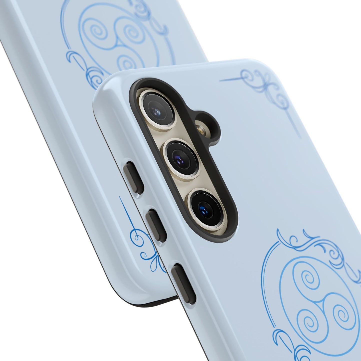 Tough Phone Case - Teal Elegance (Check for brand/model)