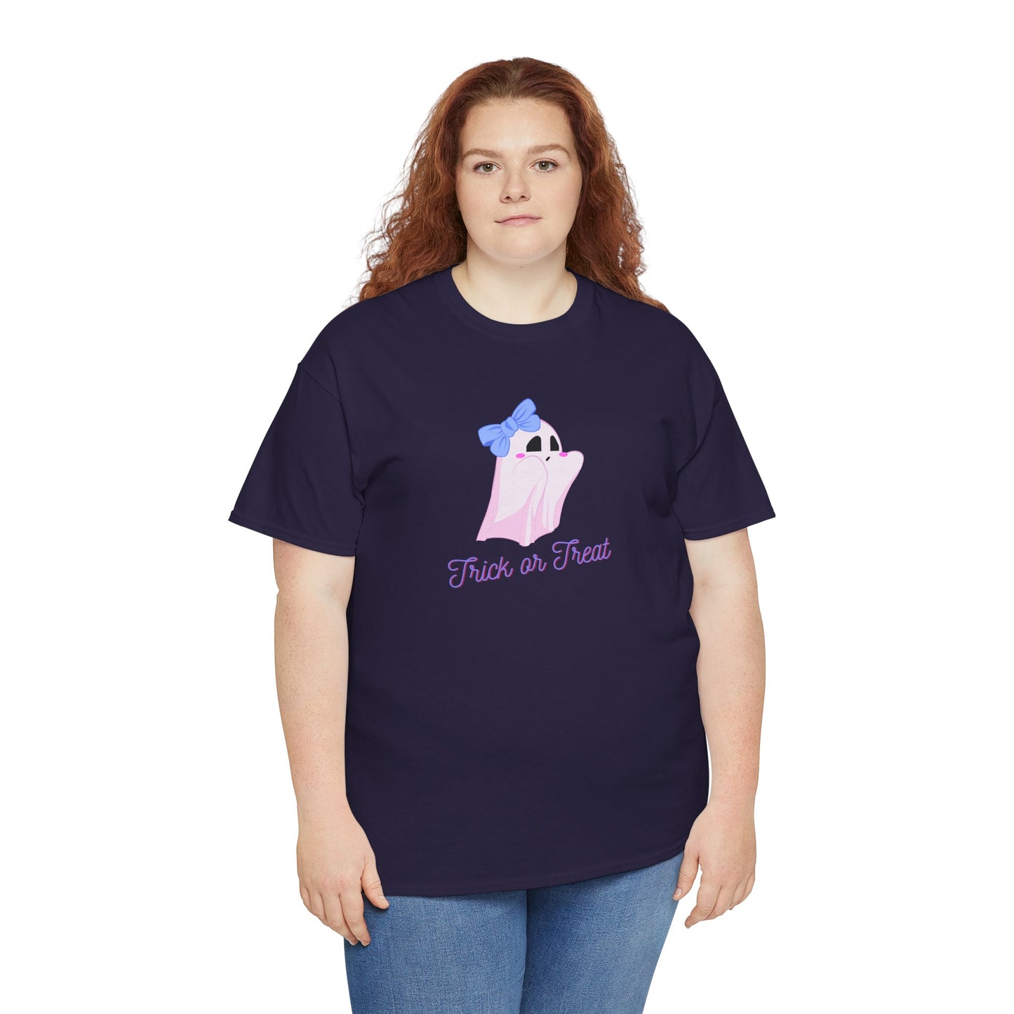 Adult Halloween Cute Ghost Unisex T-shirt