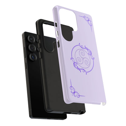 Tough Phone Cases - Purple Elegance for Multiple Models