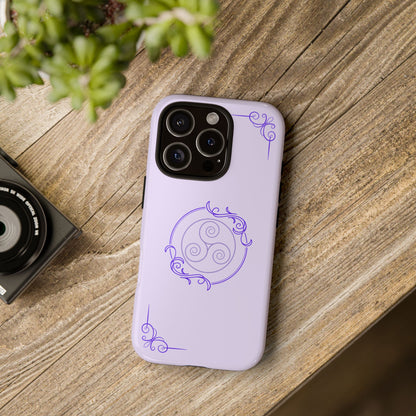 Tough Phone Cases - Purple Elegance for Multiple Models