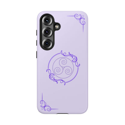 Tough Phone Cases - Purple Elegance for Multiple Models