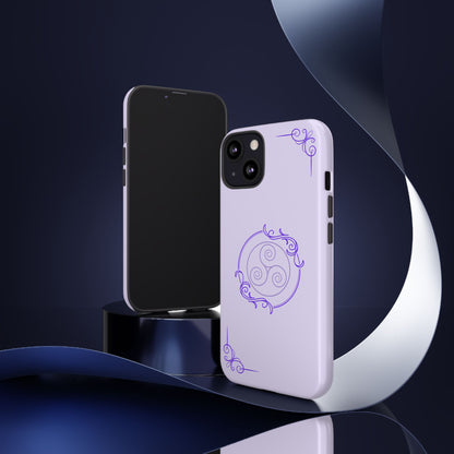 Tough Phone Cases - Purple Elegance for Multiple Models