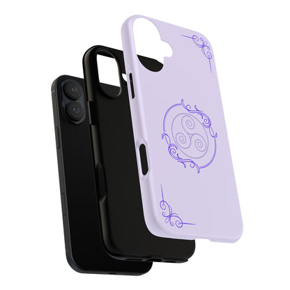 Tough Phone Cases - Purple Elegance for Multiple Models