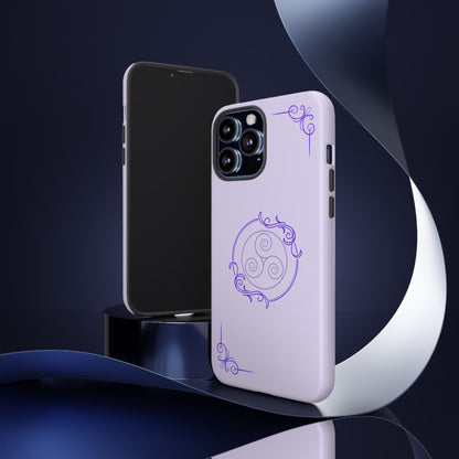 Tough Phone Cases - Purple Elegance for Multiple Models