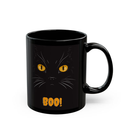 Mug - Halloween BOO Cat  (11 oz)