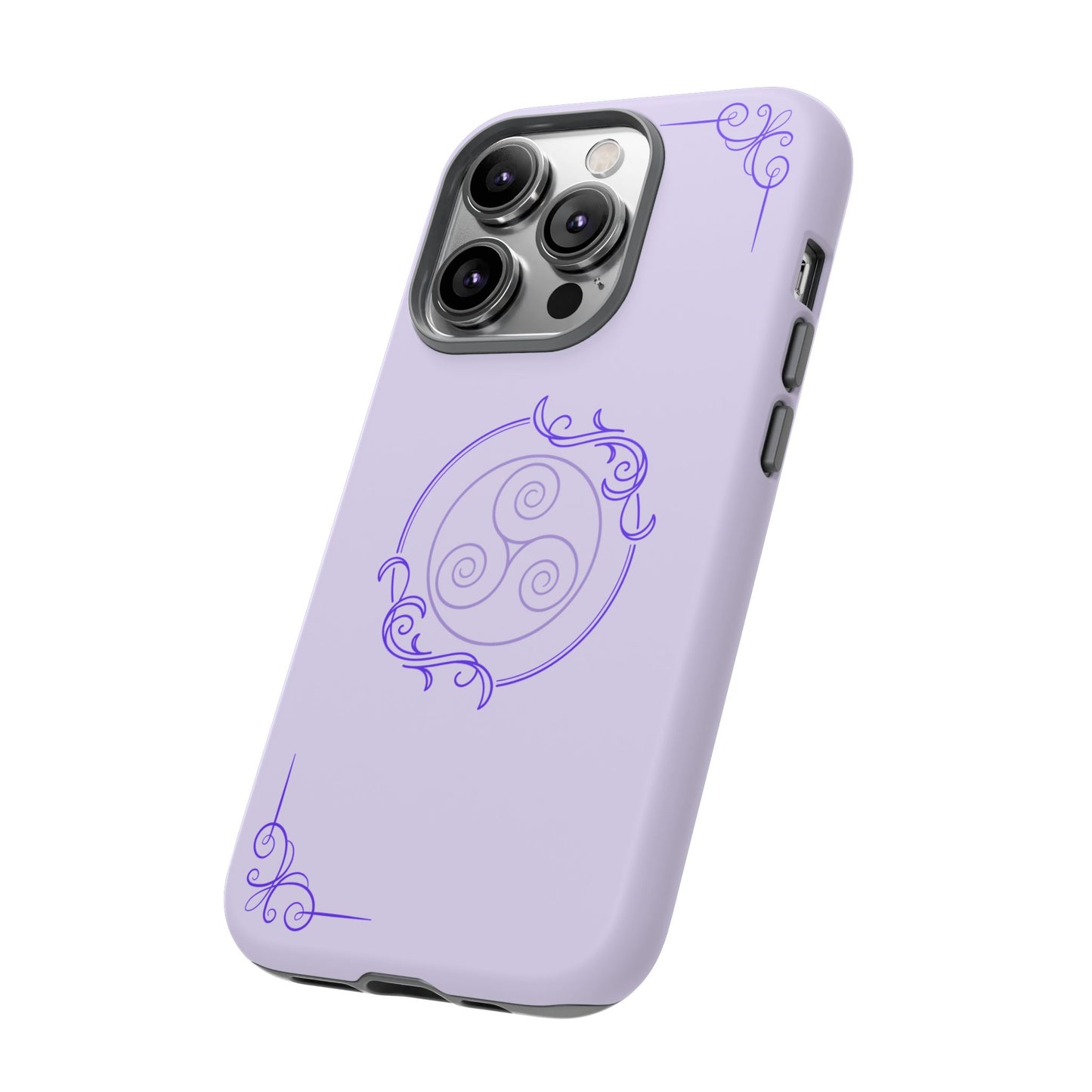 Tough Phone Cases - Purple Elegance for Multiple Models