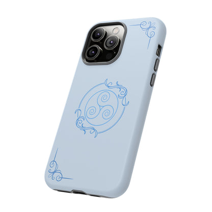 Tough Phone Case - Teal Elegance (Check for brand/model)
