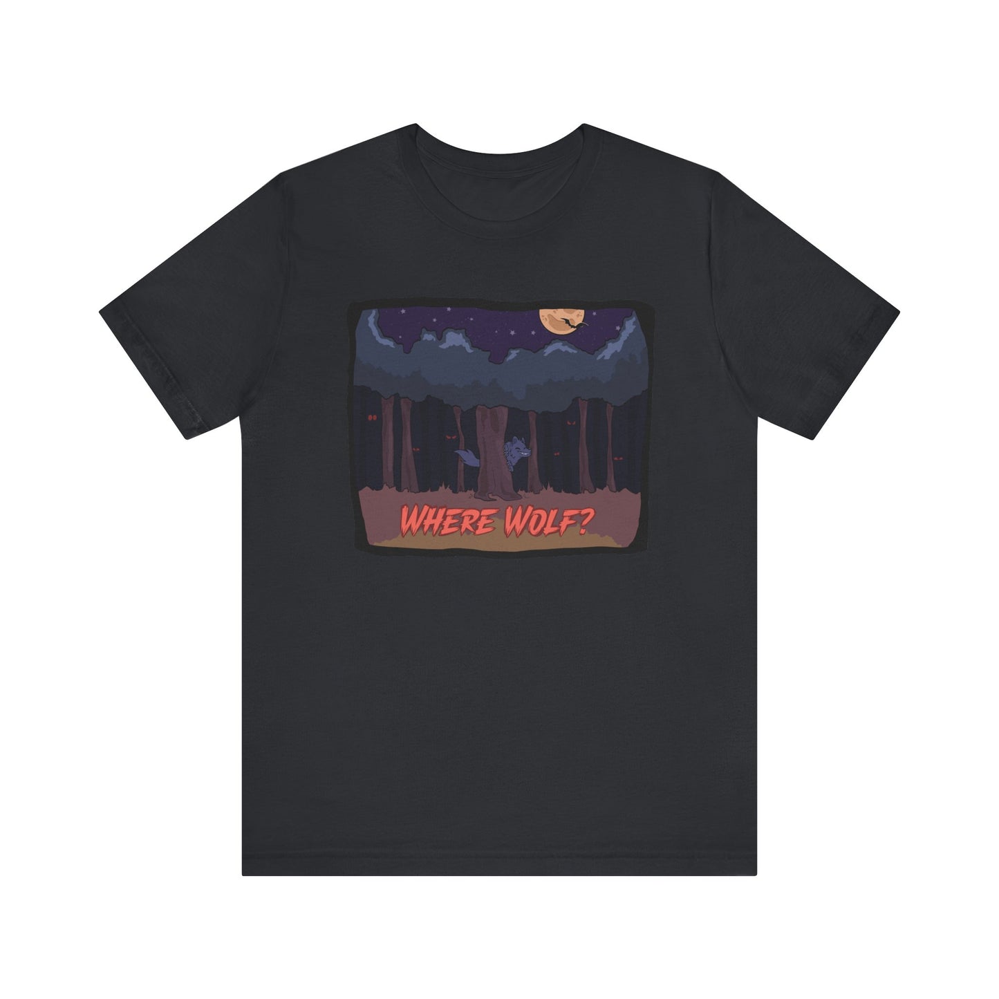 Adult Halloween Where Wolf Unisex T-shirt