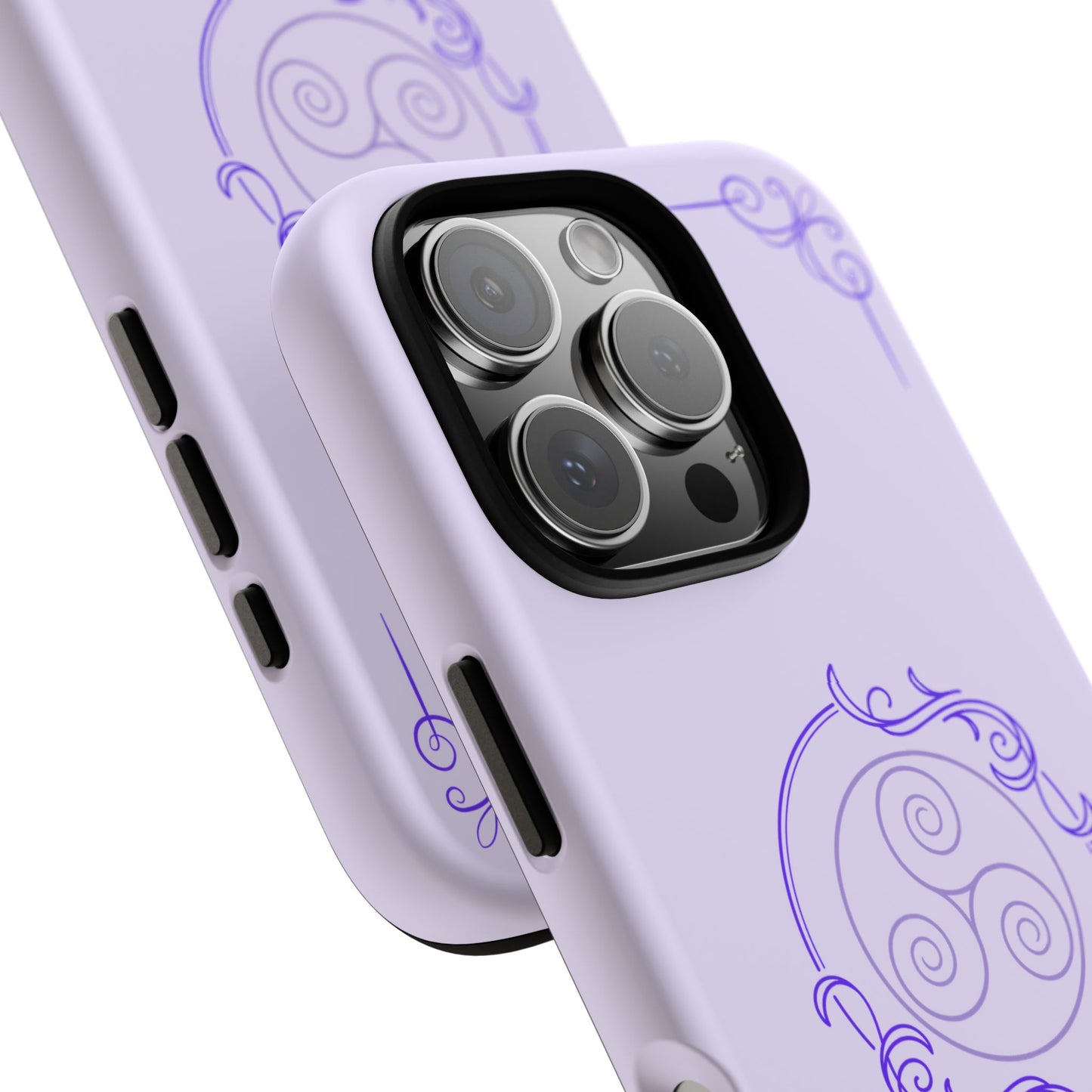 Tough Phone Cases - Purple Elegance for Multiple Models