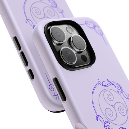 Tough Phone Cases - Purple Elegance for Multiple Models