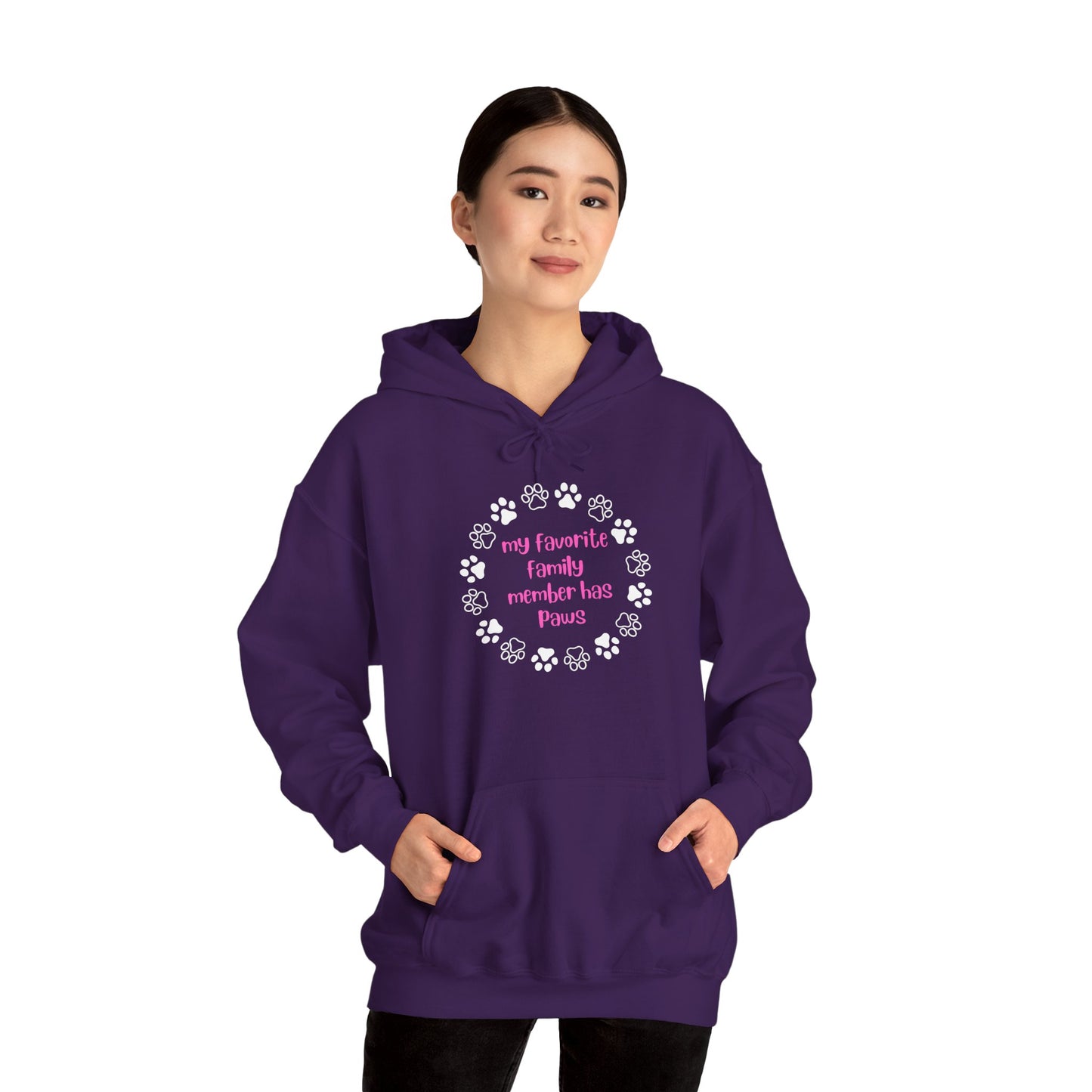 My Fav Family Member Has Paws Unisex Hoodie