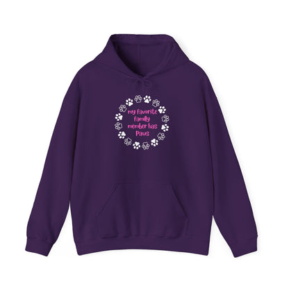 My Fav Family Member Has Paws Unisex Hoodie