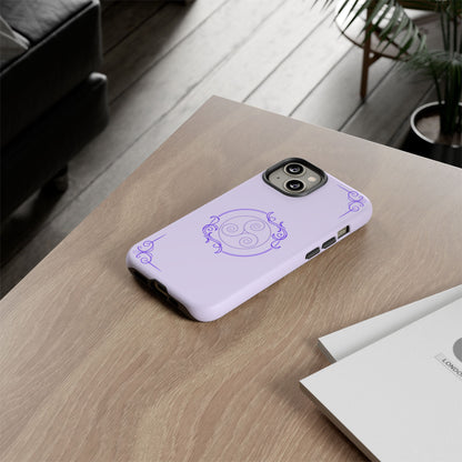 Tough Phone Cases - Purple Elegance for Multiple Models