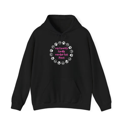 My Fav Family Member Has Paws Unisex Hoodie