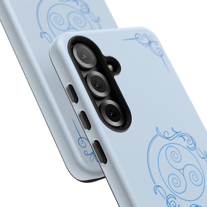 Tough Phone Case - Teal Elegance (Check for brand/model)