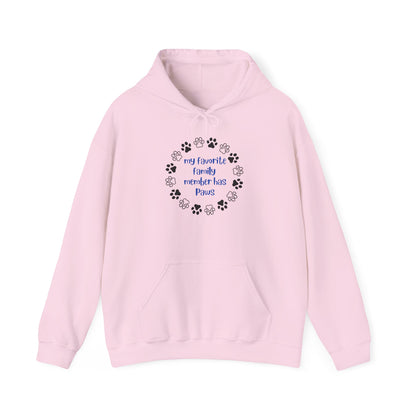 My Fav Family Member Has Paws Unisex Hoodie