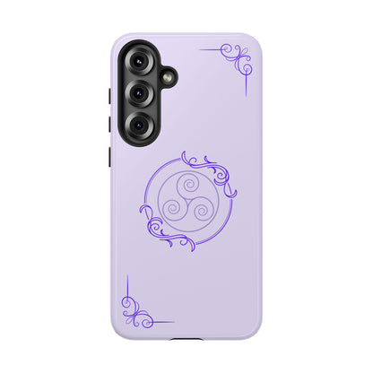 Tough Phone Cases - Purple Elegance for Multiple Models