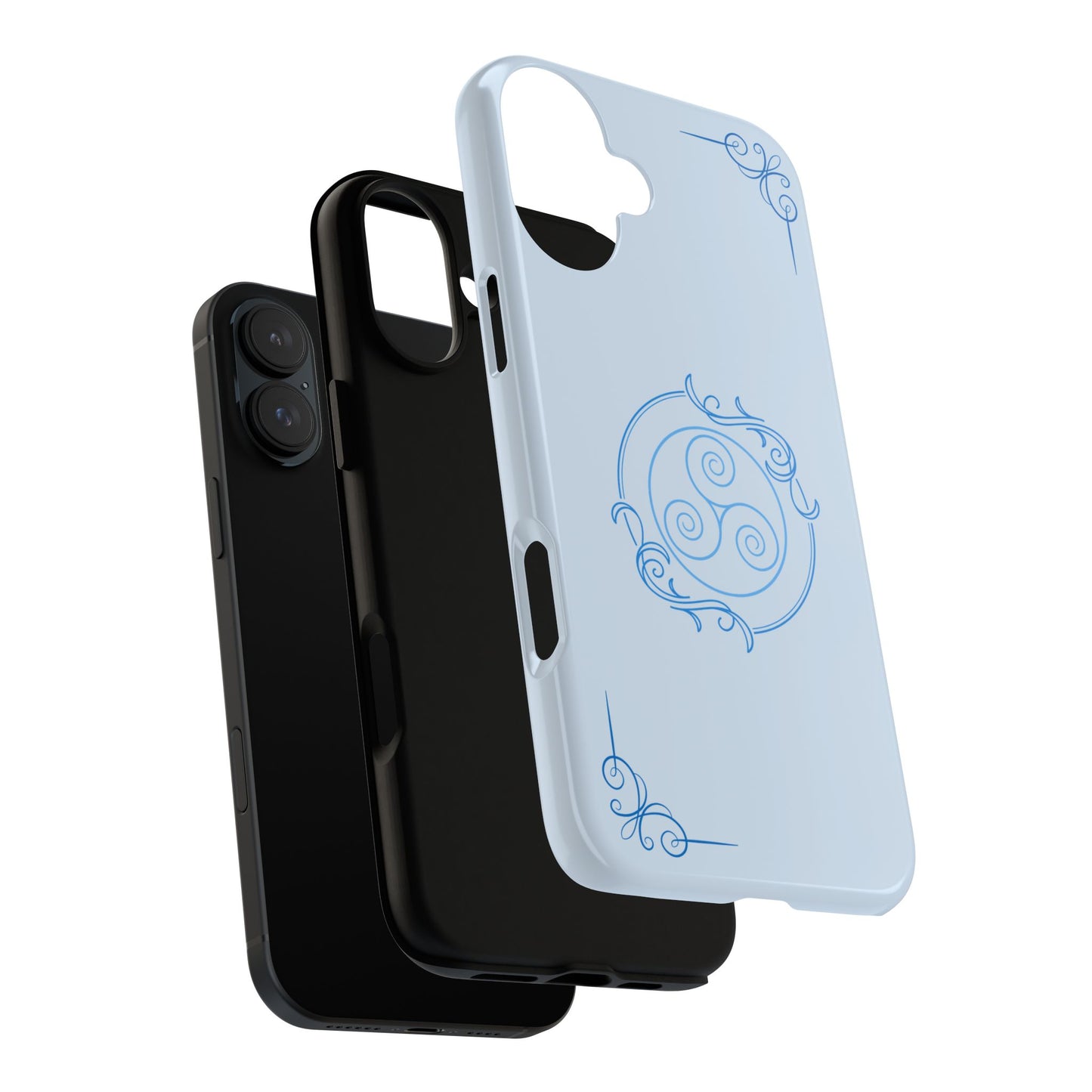 Tough Phone Case - Teal Elegance (Check for brand/model)
